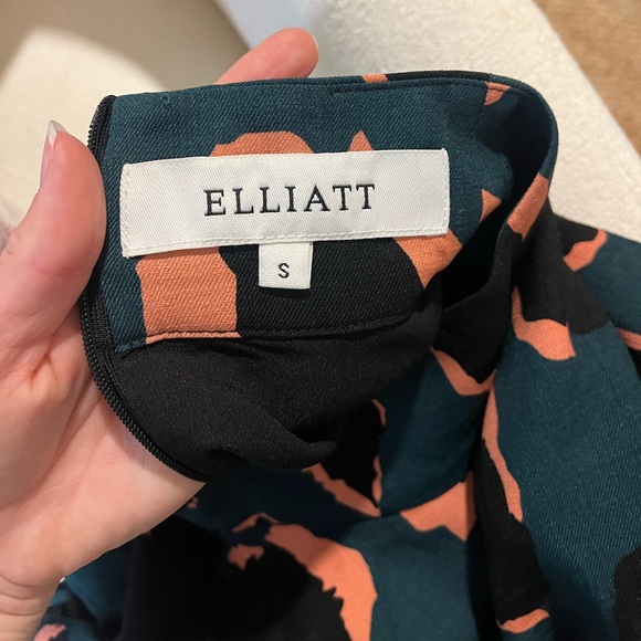 ELLIATT Green Leopard Print Romper- Small - Picture 4 of 6